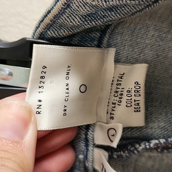 Revolve GRLFRND Crystal Lace Up Skirt in color beat drop sexy midi jean skirt - Picture 11 of 12